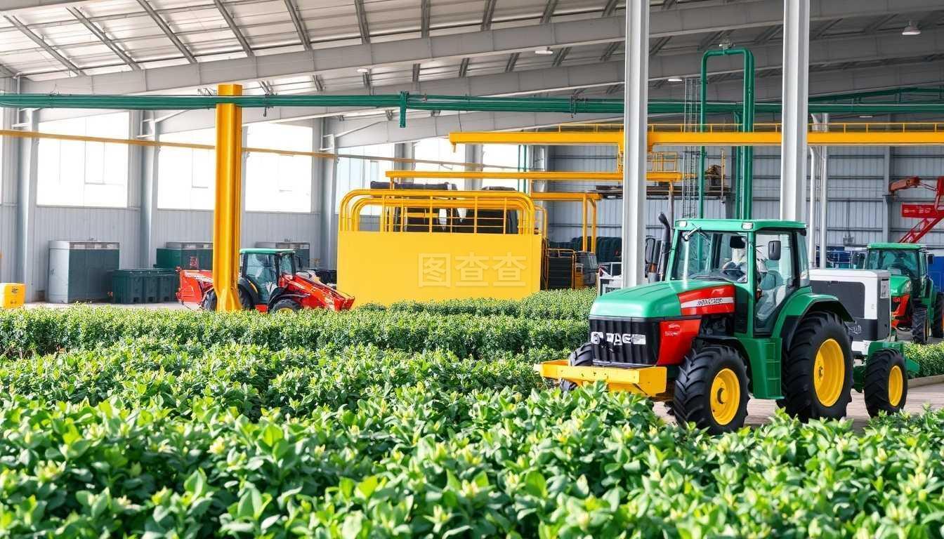 用于農業機械生產的工廠產品。